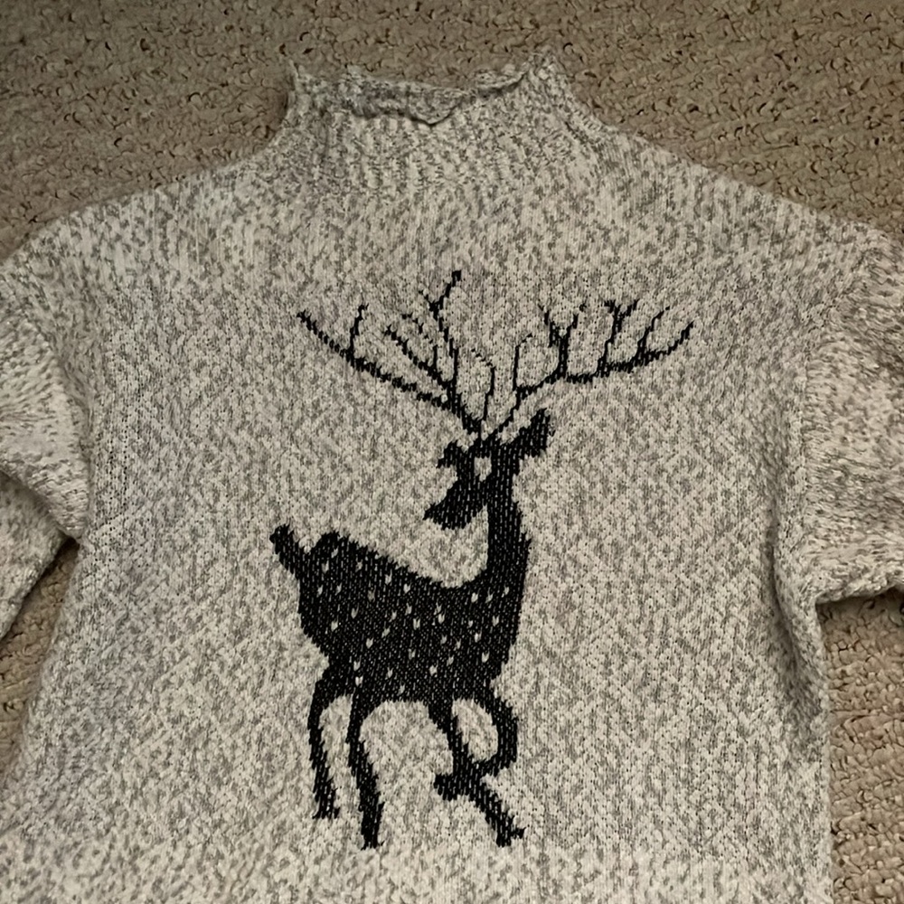deer knit sweater style - Picture 2 of 7